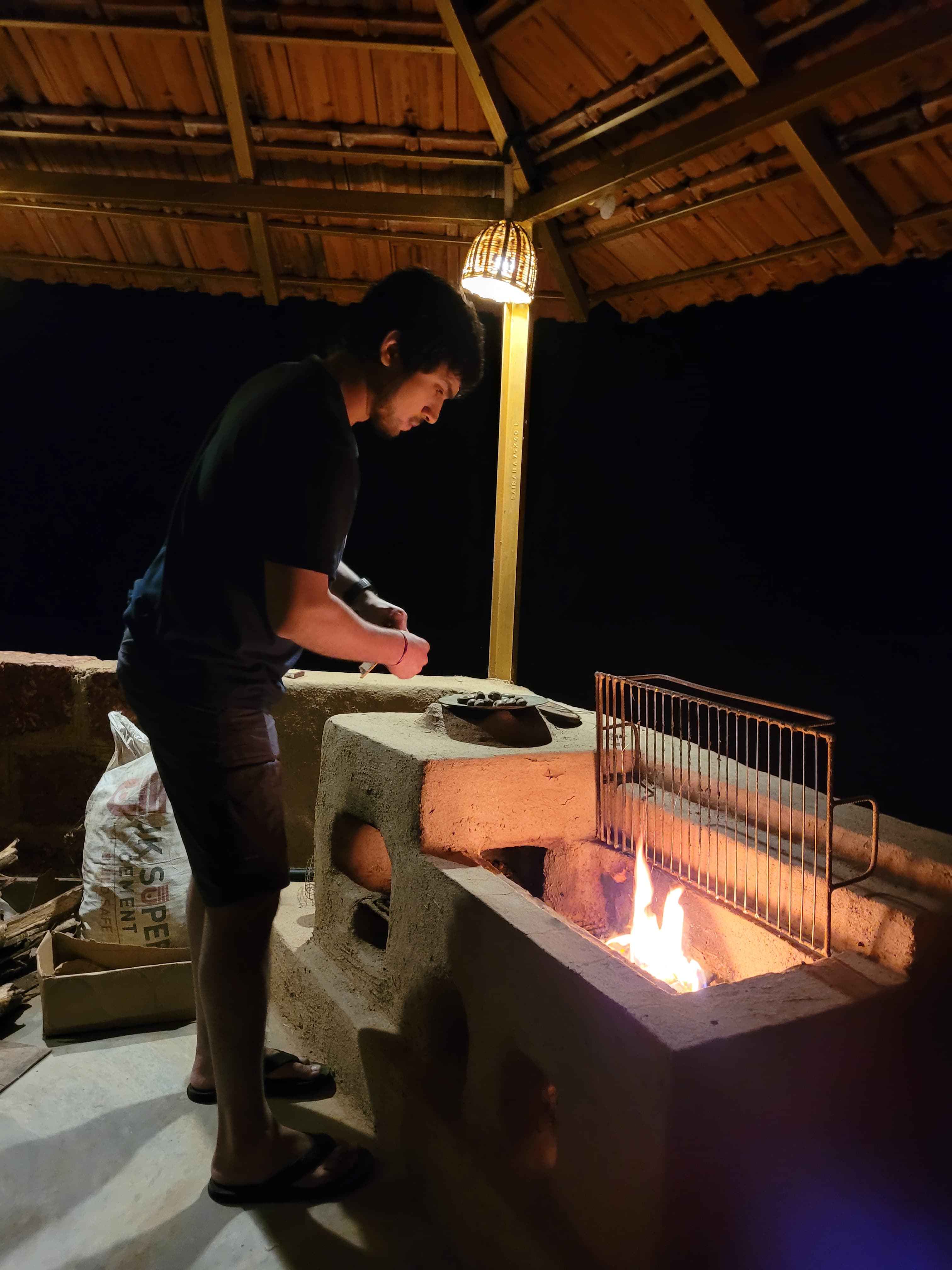 Barbeque point at The Dandelion Resort